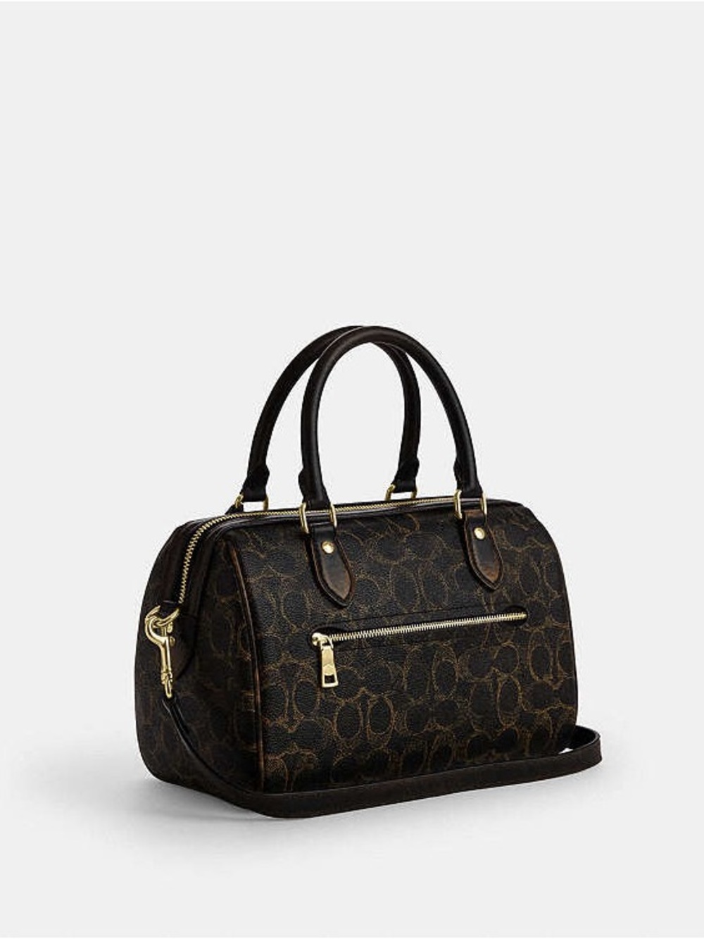 Coach Rowan Satchel Bag
In Loved Signature Canvas With Charms Brown and Gold - Picture 3 of 12